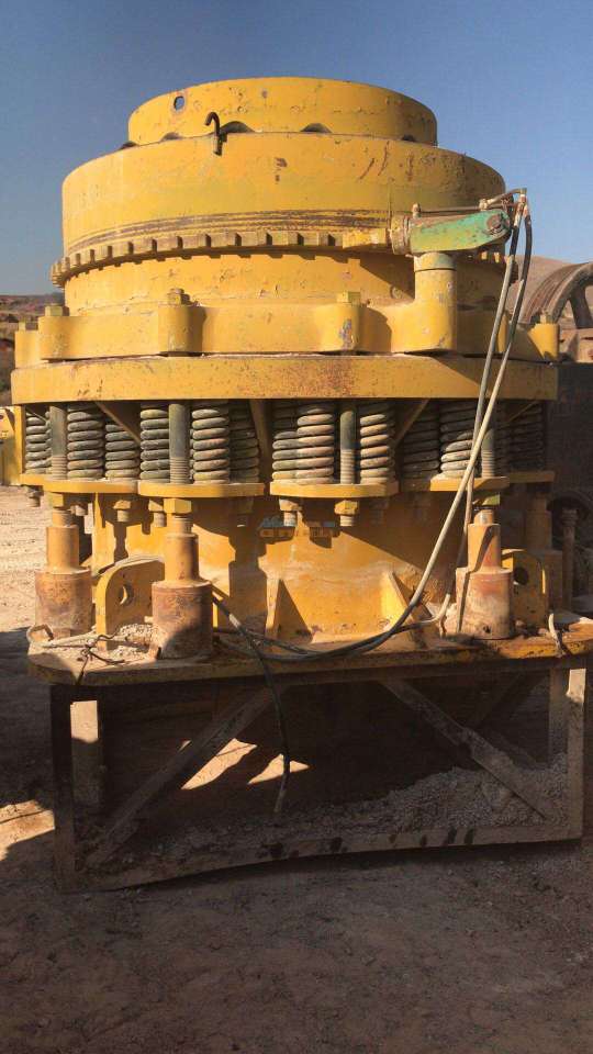 二手圓錐式石料破碎機制砂機整套砂石料生產線設備低價出